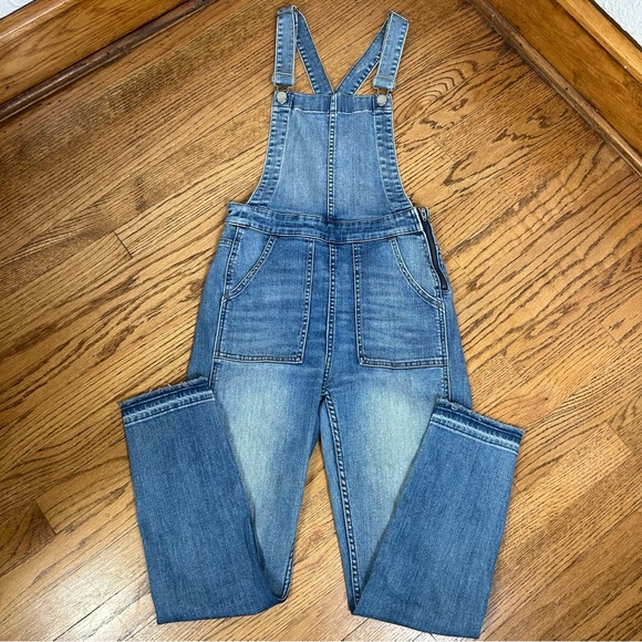 Madewell | Skinny Overalls Drop Hem Edition Indigo Size S - Picture 2 of 16